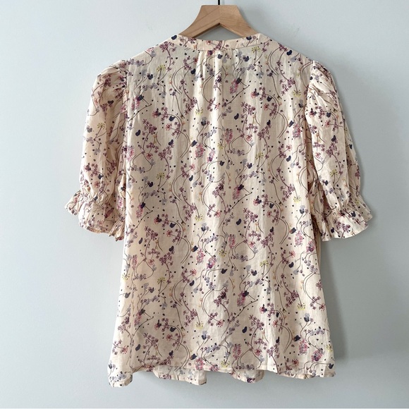ba&sh Blouna Floral Print Blouse Medium SOLD - Picture 5 of 13